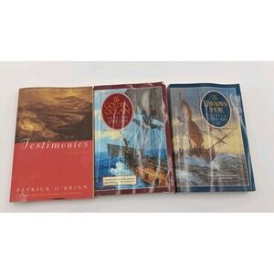 3 Patrick O'Brian Books Book Set Lot Golden Ocean, Unknown Shore, Testimonies PB